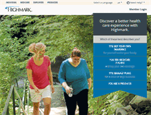 Tablet Screenshot of discoverhighmark.com